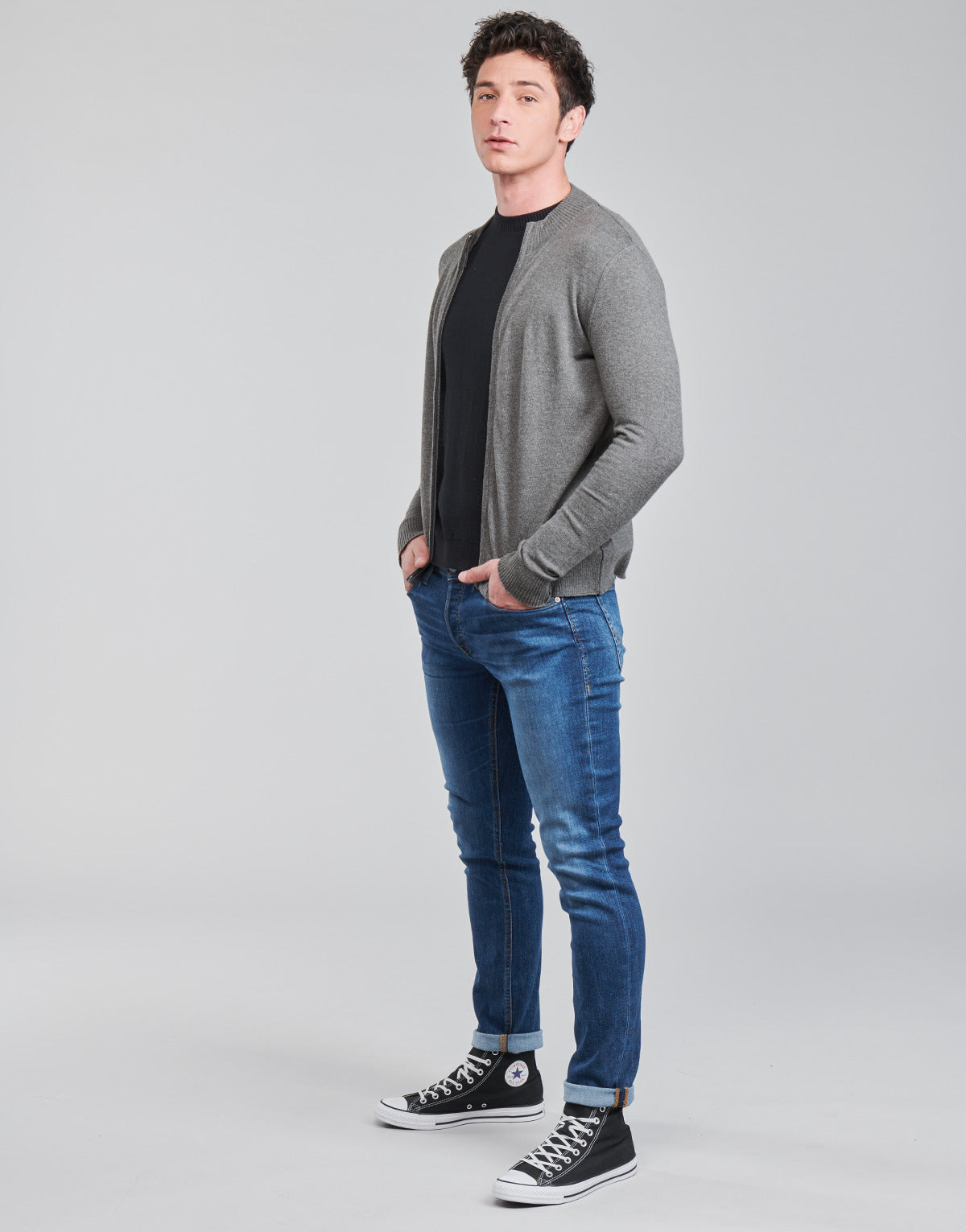 Gilet / Cardigan Uomo BOTD OCARDI Grigio