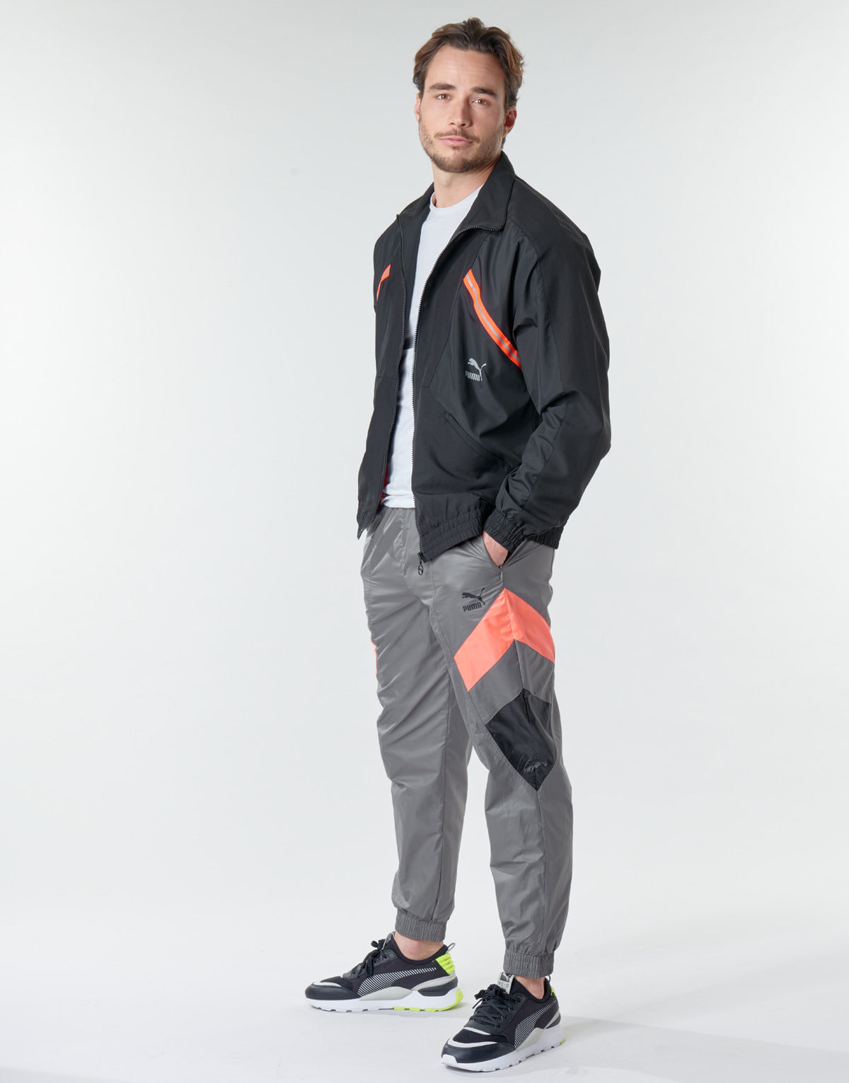 Giacca Sportiva Uomo Puma WVN JACKET Nero