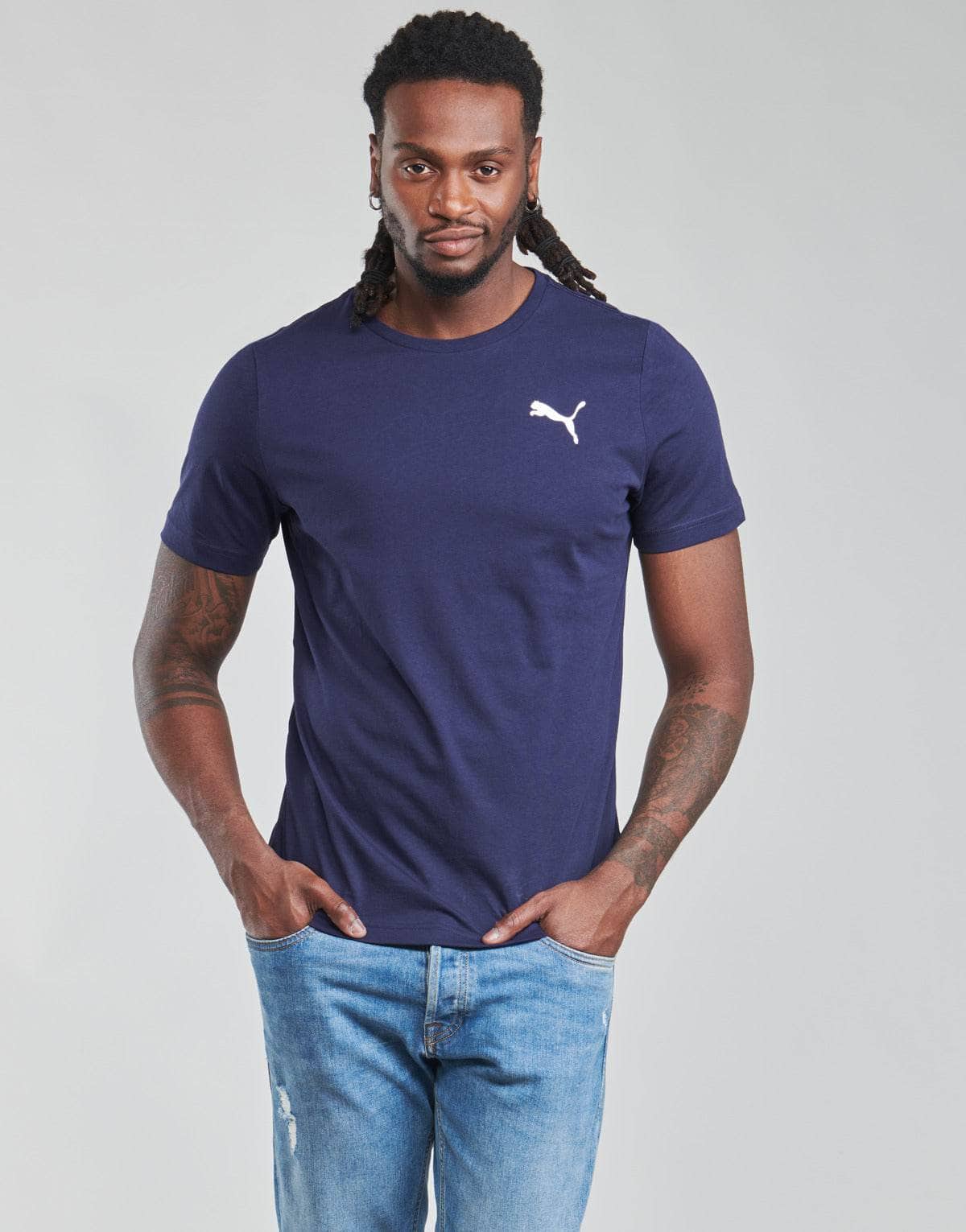 T-shirt Uomo Puma ESS TEE Blu