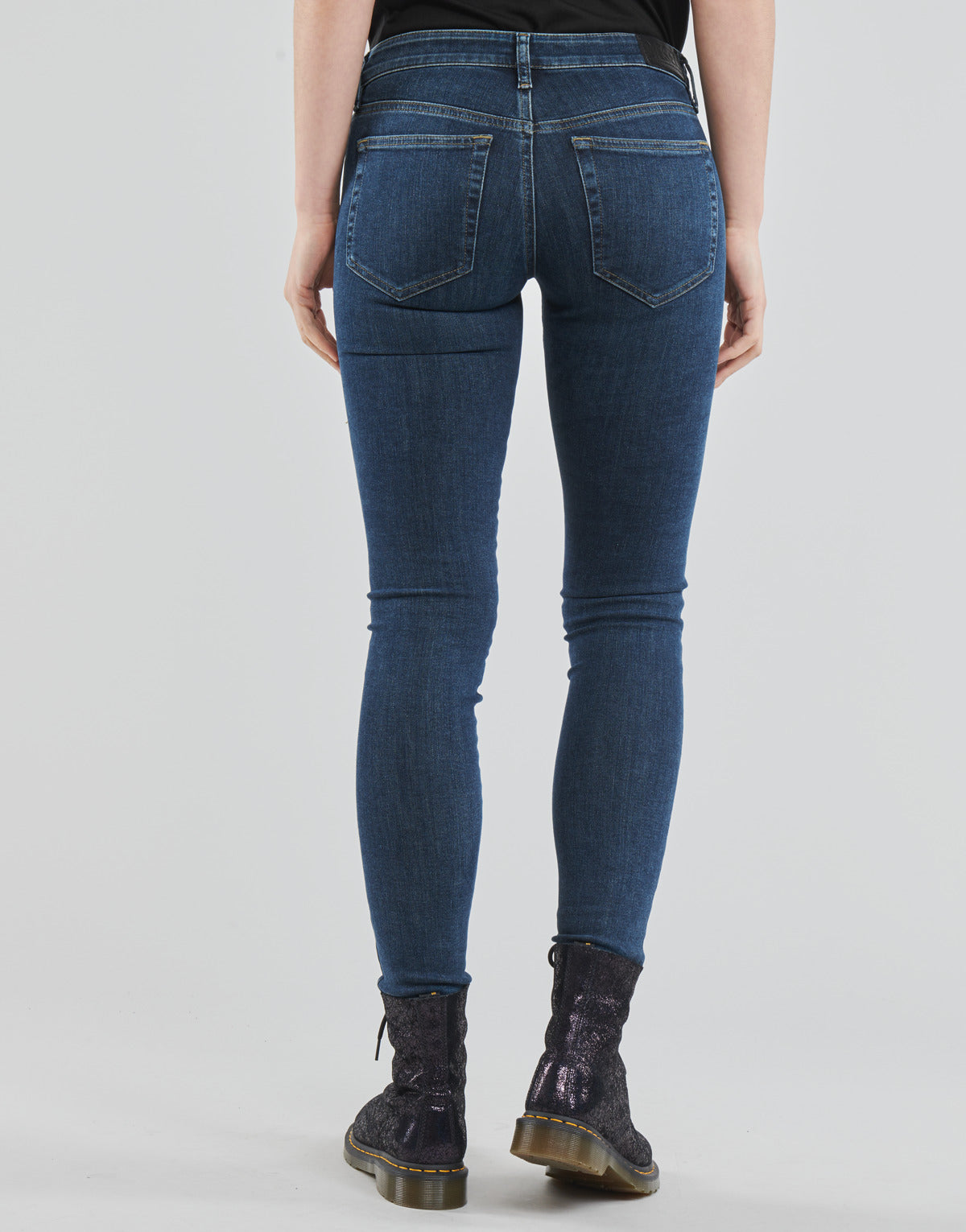 Jeans skynny Donna Diesel SLANDY-LOW Blu