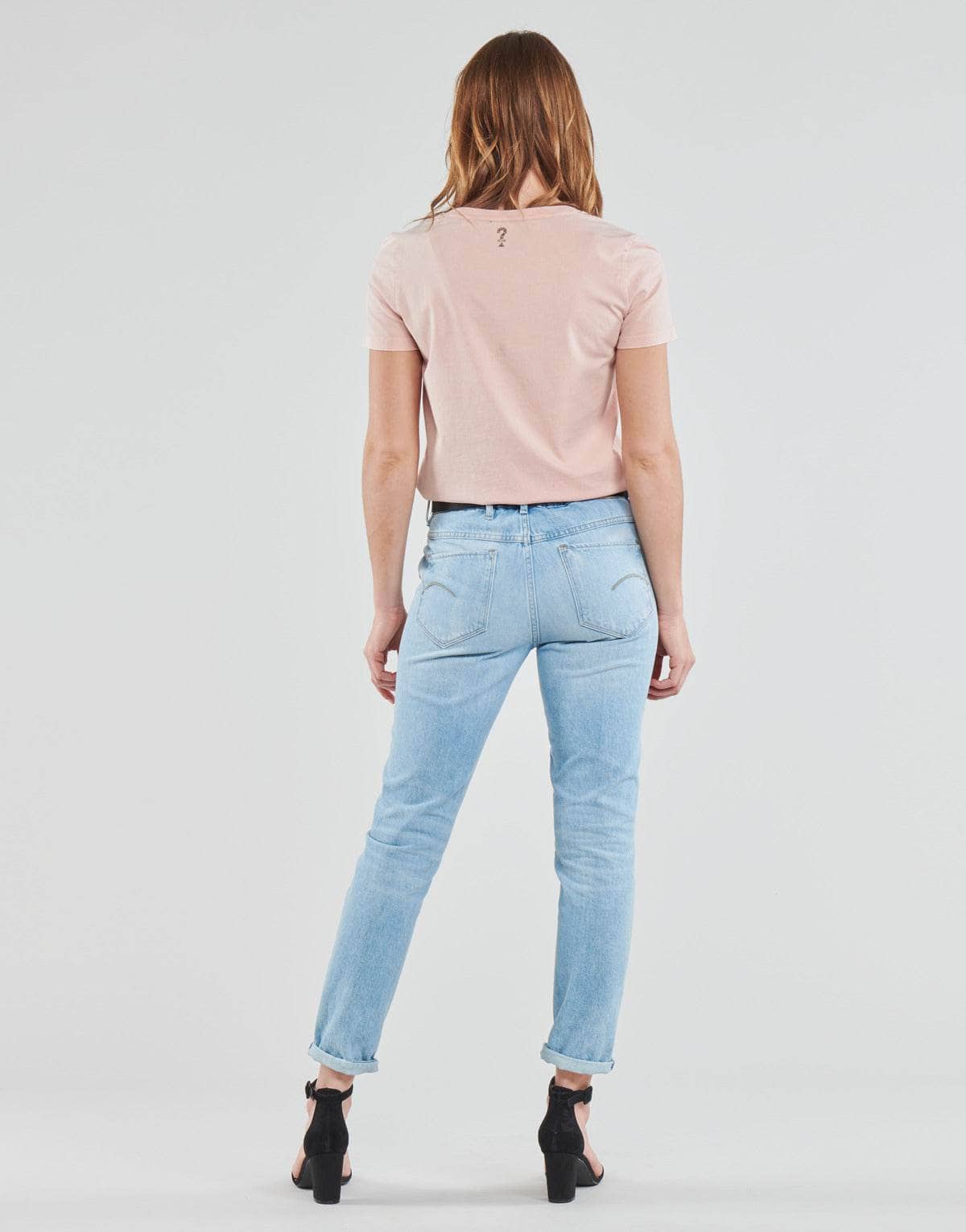 T-shirt Donna Guess SS CN PAULA TEE Rosa