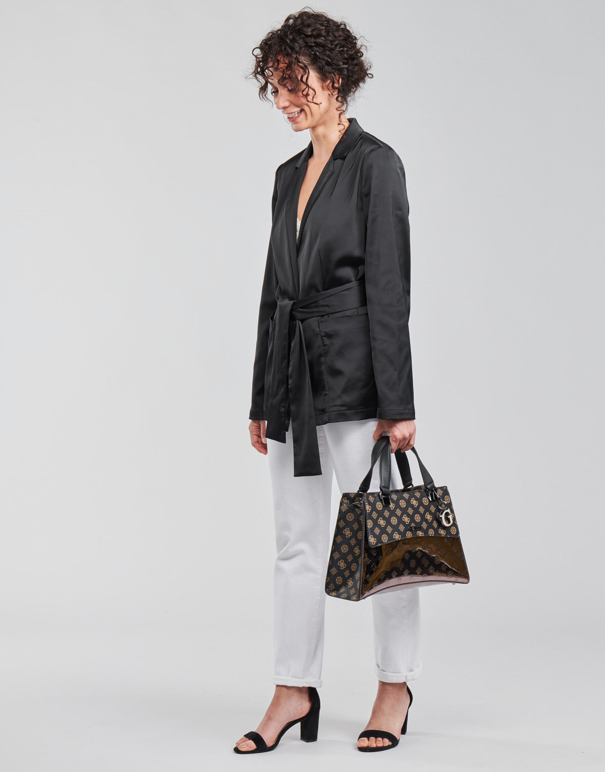 Giacca Donna Guess DIMITRA BLAZER Nero