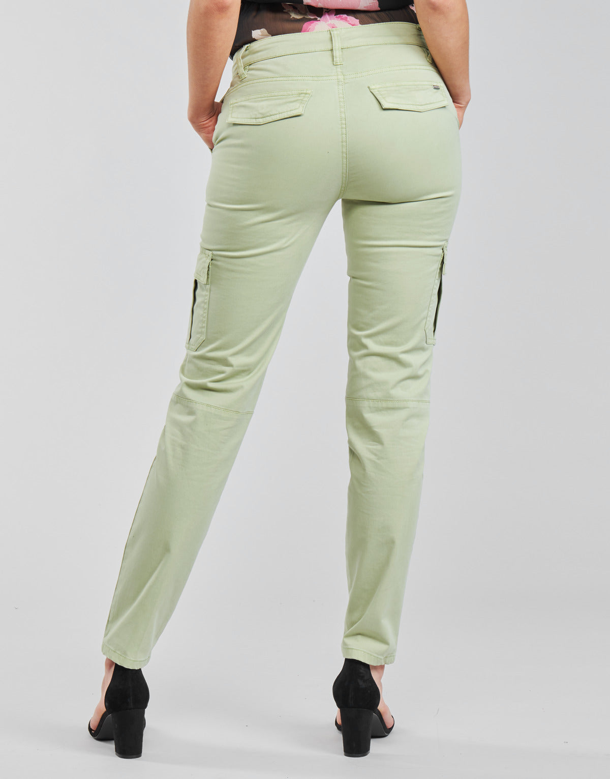 Pantalone Cargo Donna Guess SEXY CARGO PANT Verde