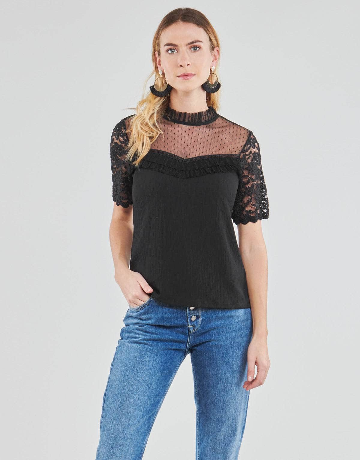 T-shirt Donna Morgan DANY Nero