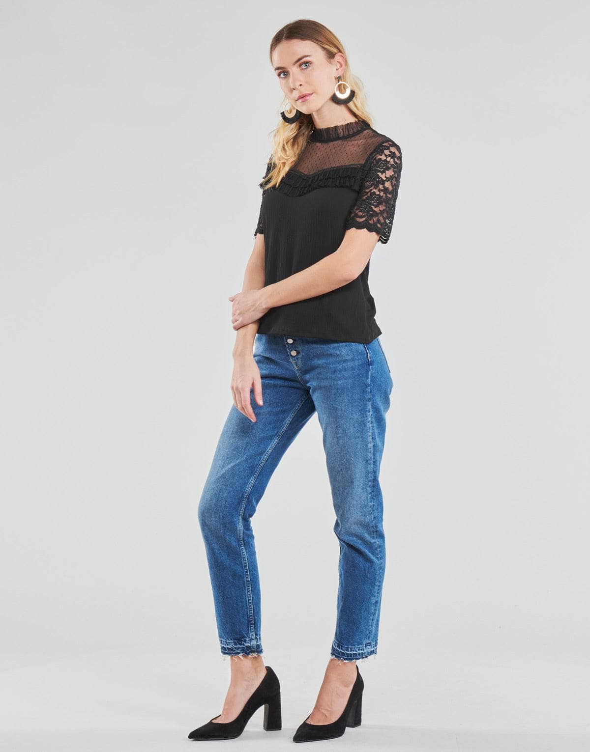 T-shirt Donna Morgan DANY Nero