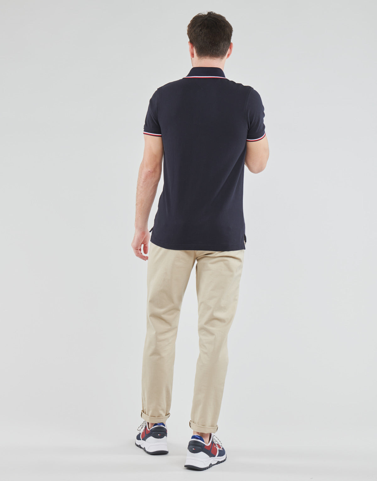 Polo Uomo Tommy Hilfiger TOMMY TIPPED SLIM POLO Blu