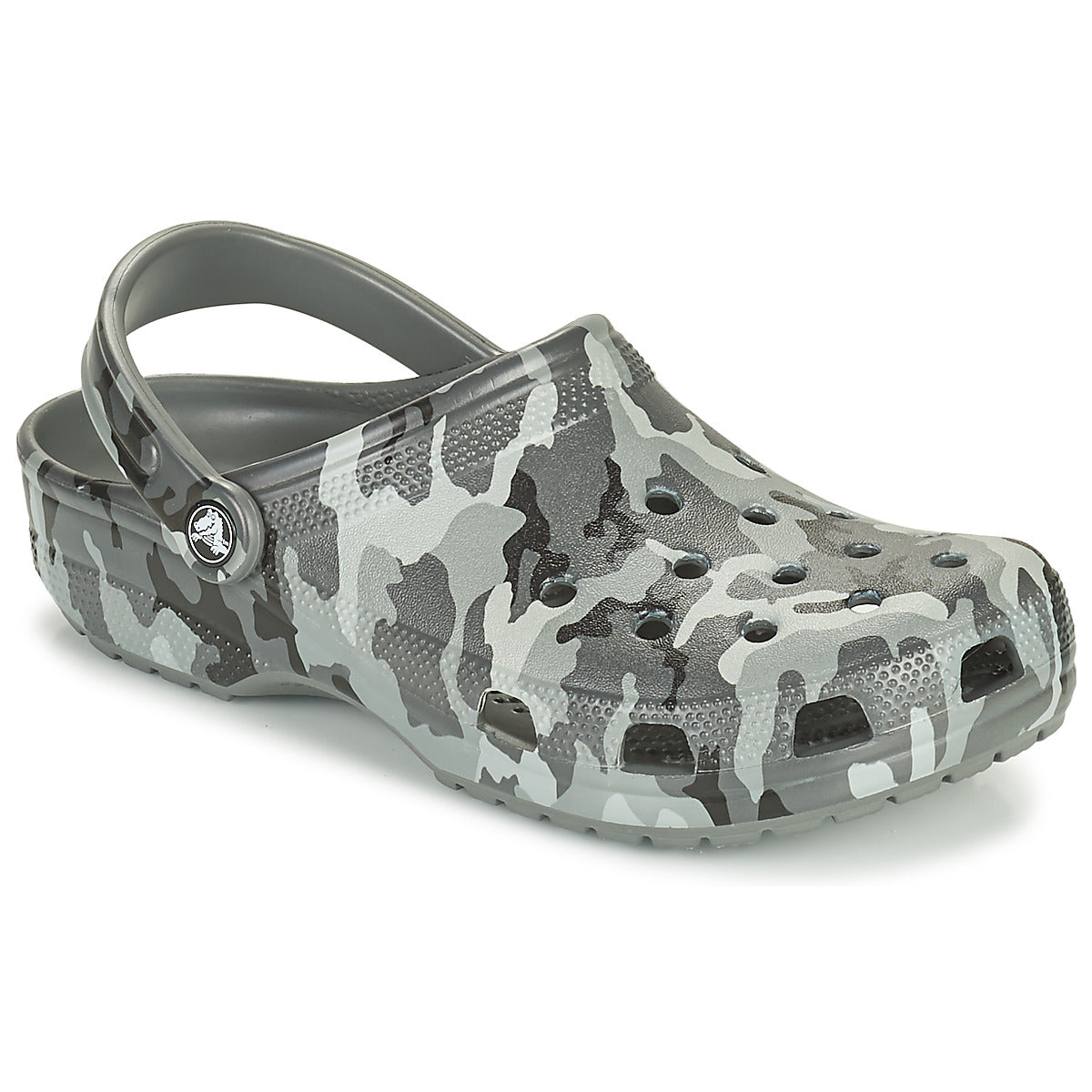 Scarpe Uomo Crocs  CLASSIC PRINTED CAMO CLOG  Grigio