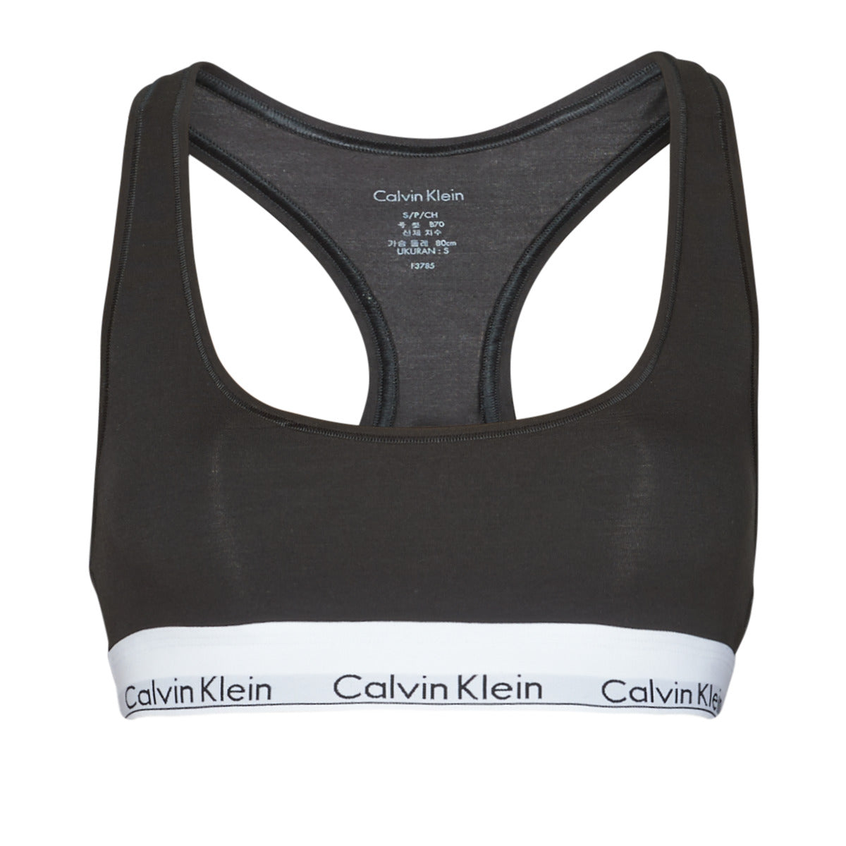 Brassiere Donna Calvin Klein Jeans MODERN COTTON UNLINED BRALETTE Nero