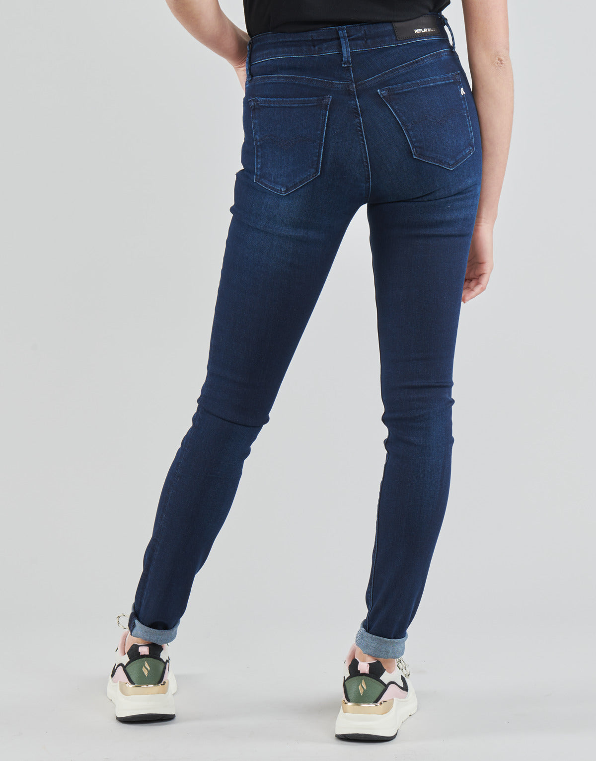 Jeans skynny Donna Replay NEW LUZ Blu
