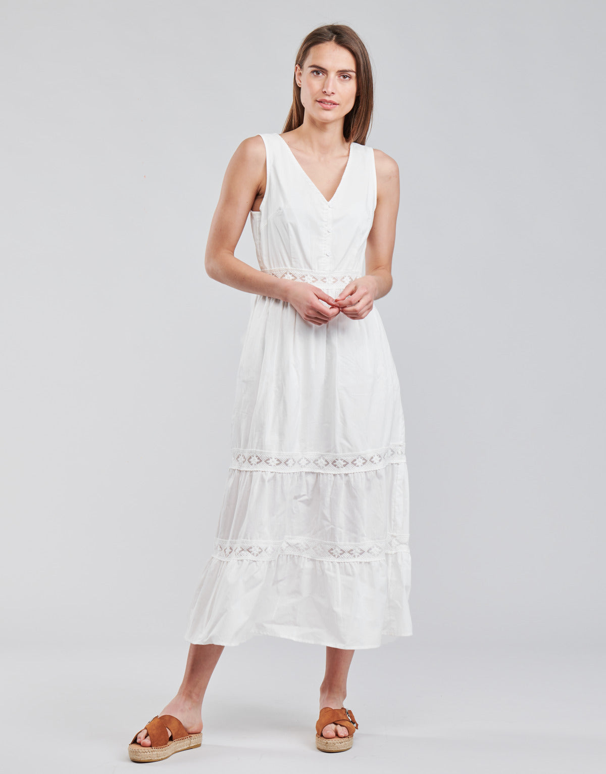 Abito corto Donna Deeluxe MAEL Bianco