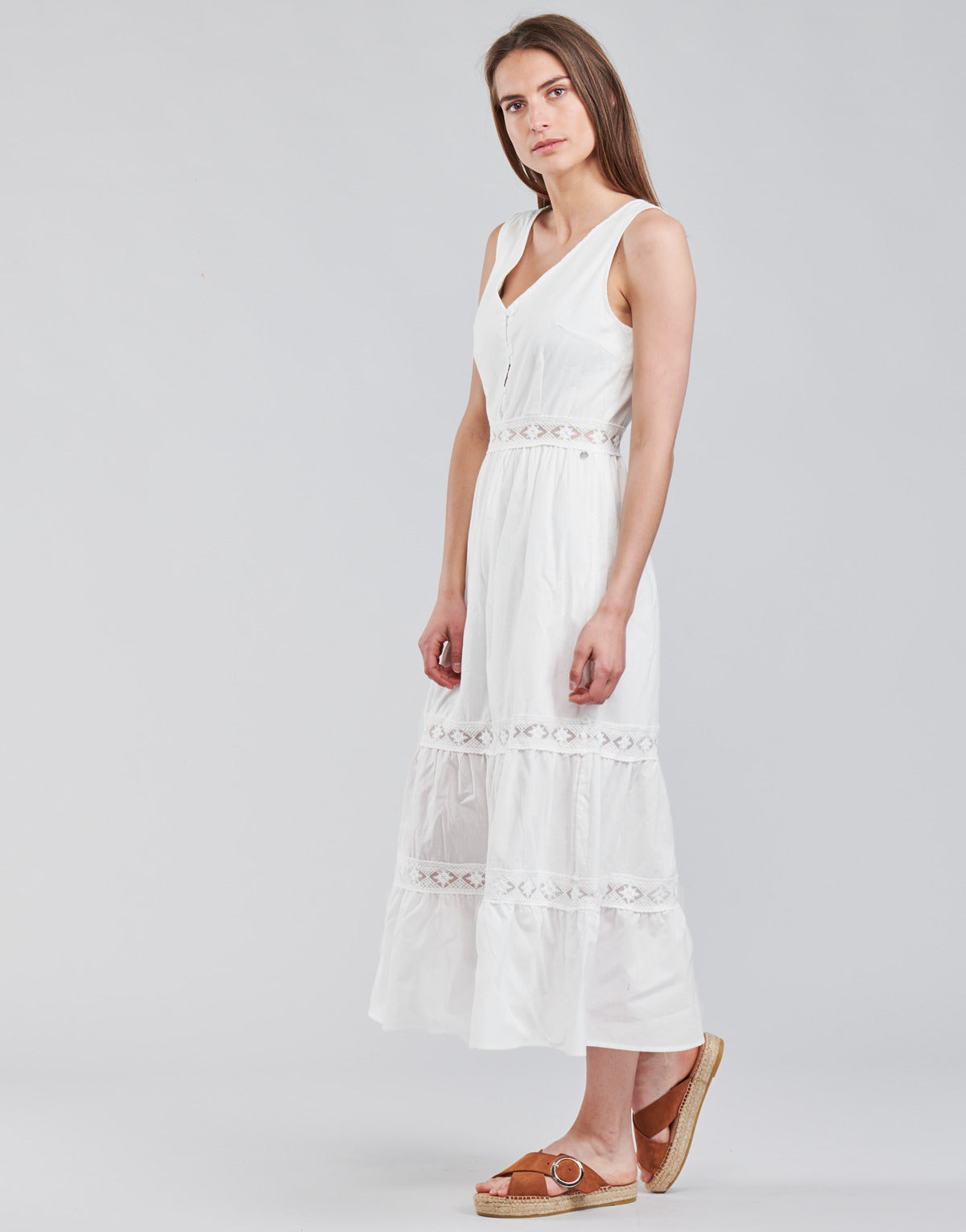 Abito corto Donna Deeluxe MAEL Bianco