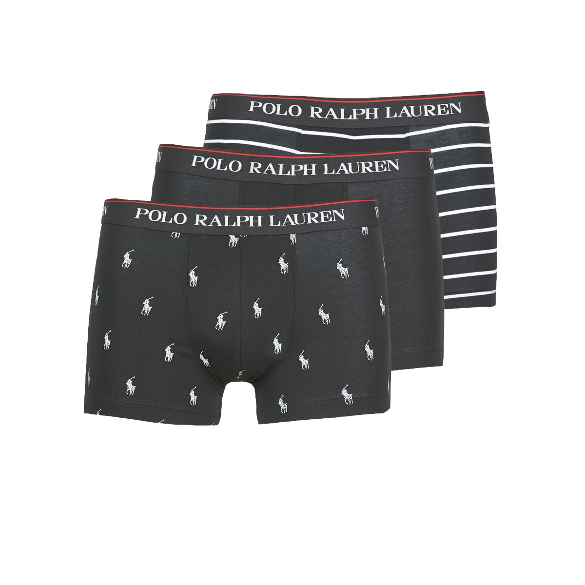 Boxer Uomo Polo Ralph Lauren CLASSIC TRUNK X3 Nero