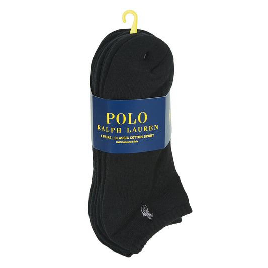 Calzini bassi Uomo Polo Ralph Lauren ASX117 X6 Nero