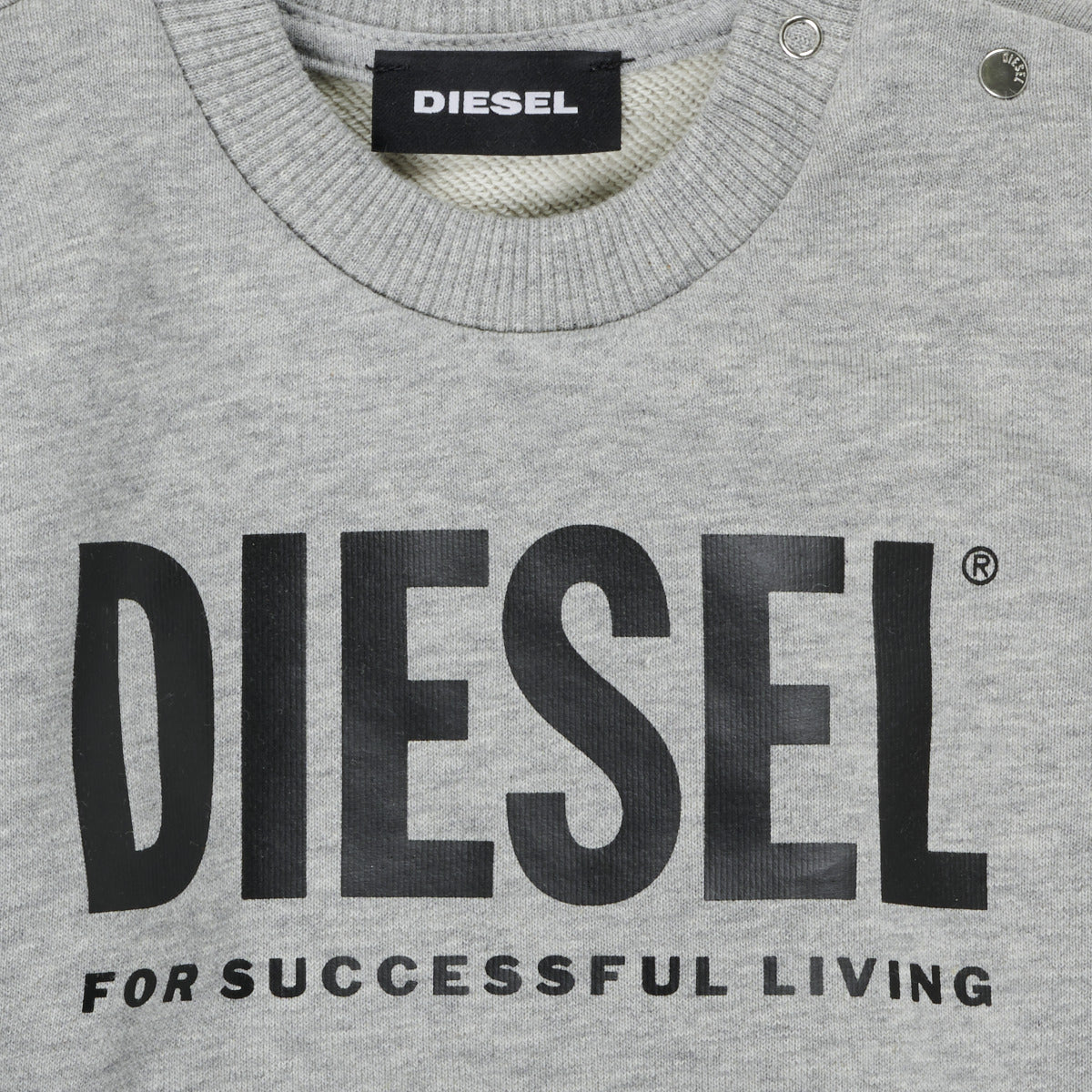 Felpa ragazza Diesel SCREWDIVISION LOGOB Grigio