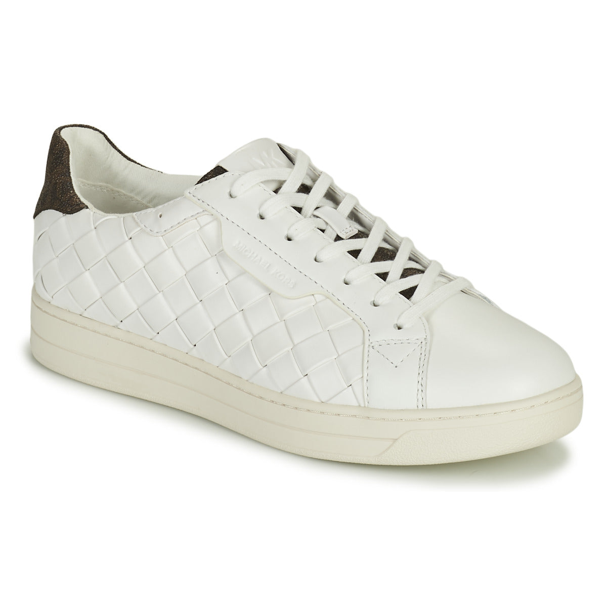 Sneakers basse Donna MICHAEL Michael Kors KEATING LACE UP Bianco
