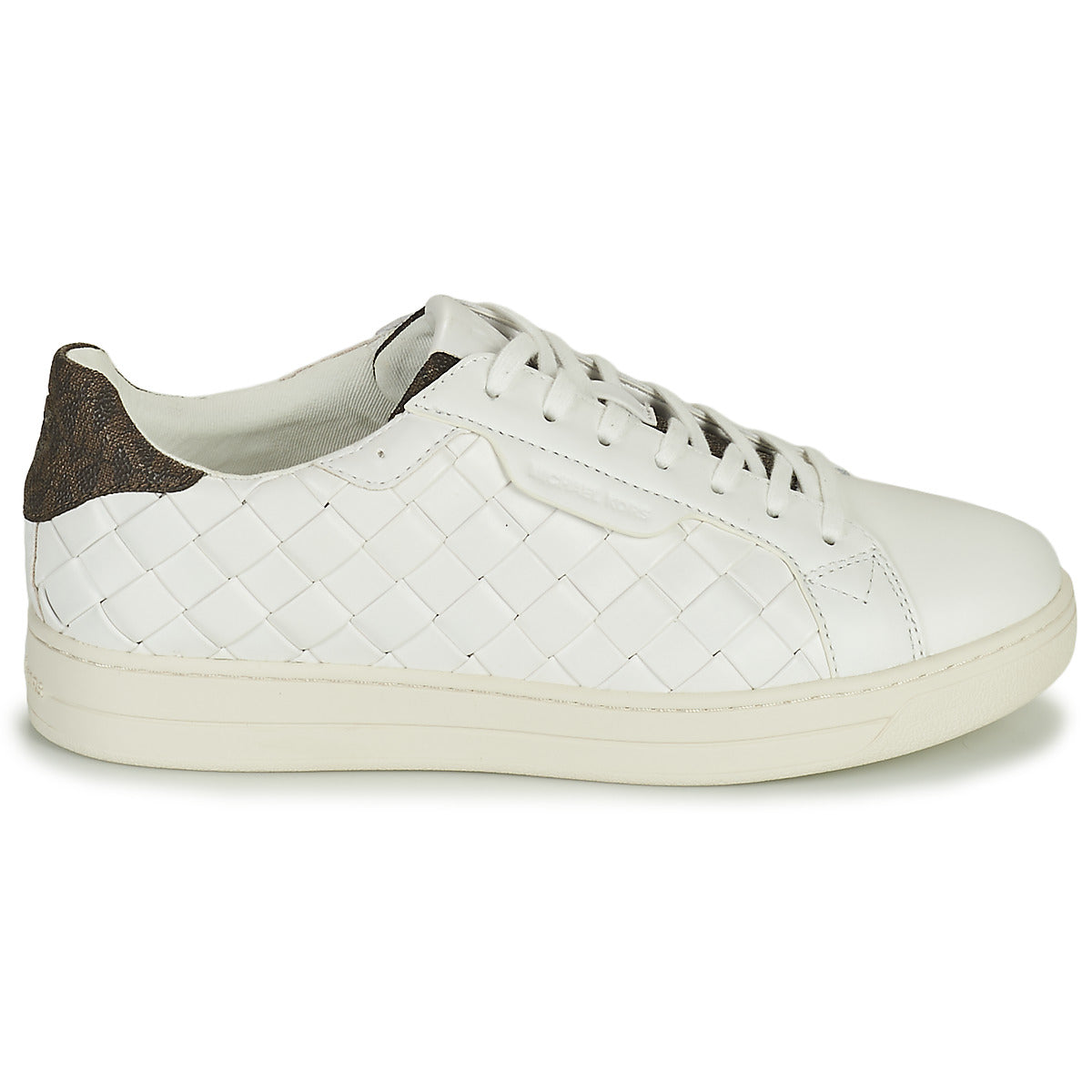 Sneakers basse Donna MICHAEL Michael Kors KEATING LACE UP Bianco