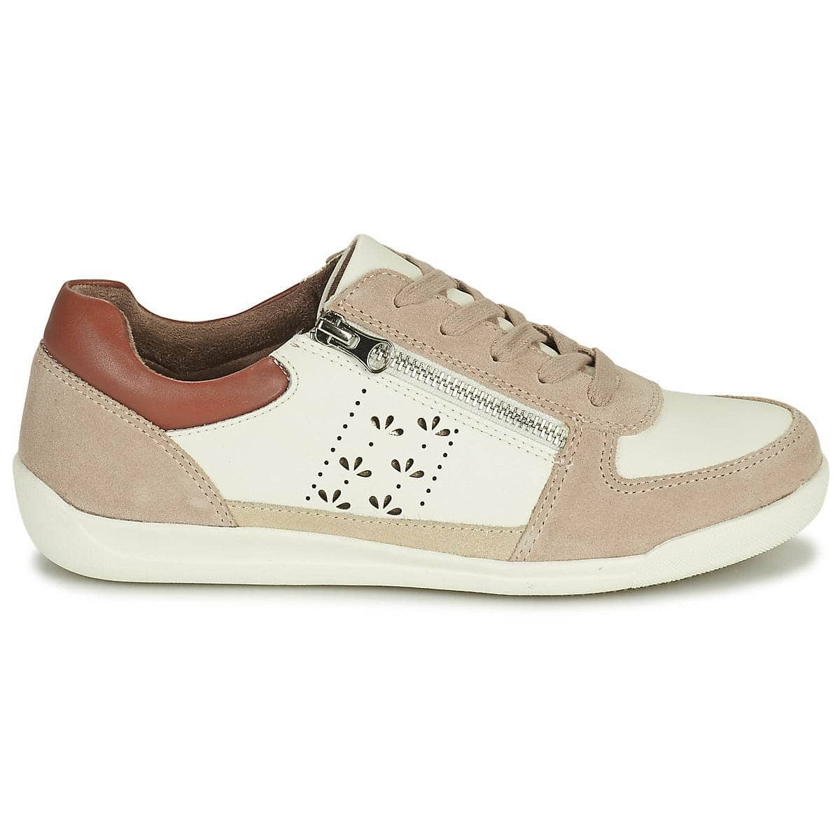 Sneakers basse Donna Damart 68010 Bianco