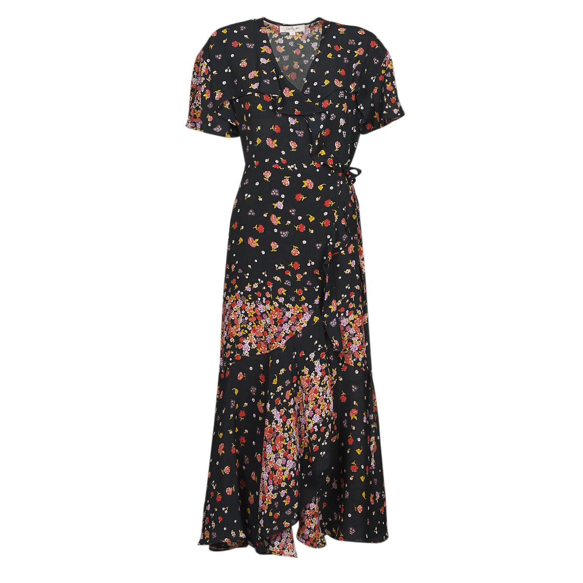 Abito lungo Donna Derhy SUEDE Nero