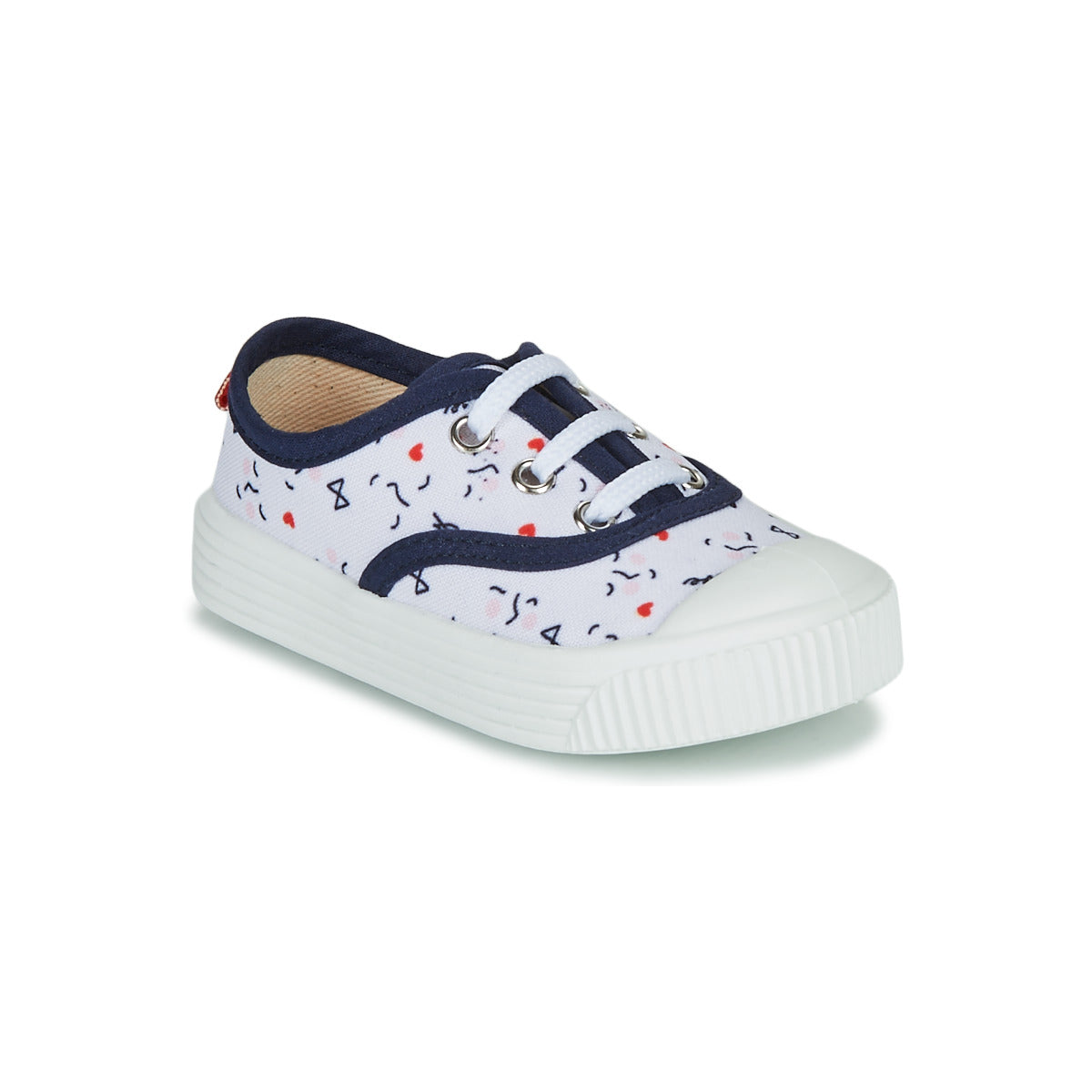 Scarpe bambini ragazza Citrouille et Compagnie MY LOVELY TRAINERS Bianco