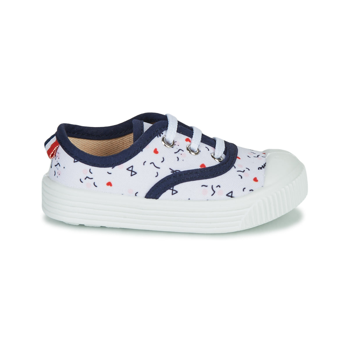 Scarpe bambini ragazza Citrouille et Compagnie MY LOVELY TRAINERS Bianco
