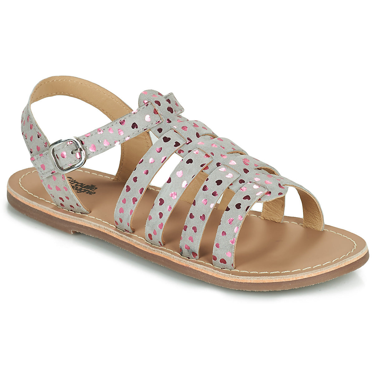 Sandali bambini ragazza Citrouille et Compagnie MAYANA Grigio