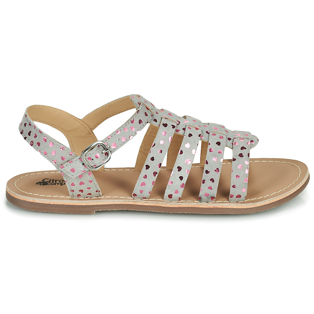 Sandali bambini ragazza Citrouille et Compagnie MAYANA Grigio
