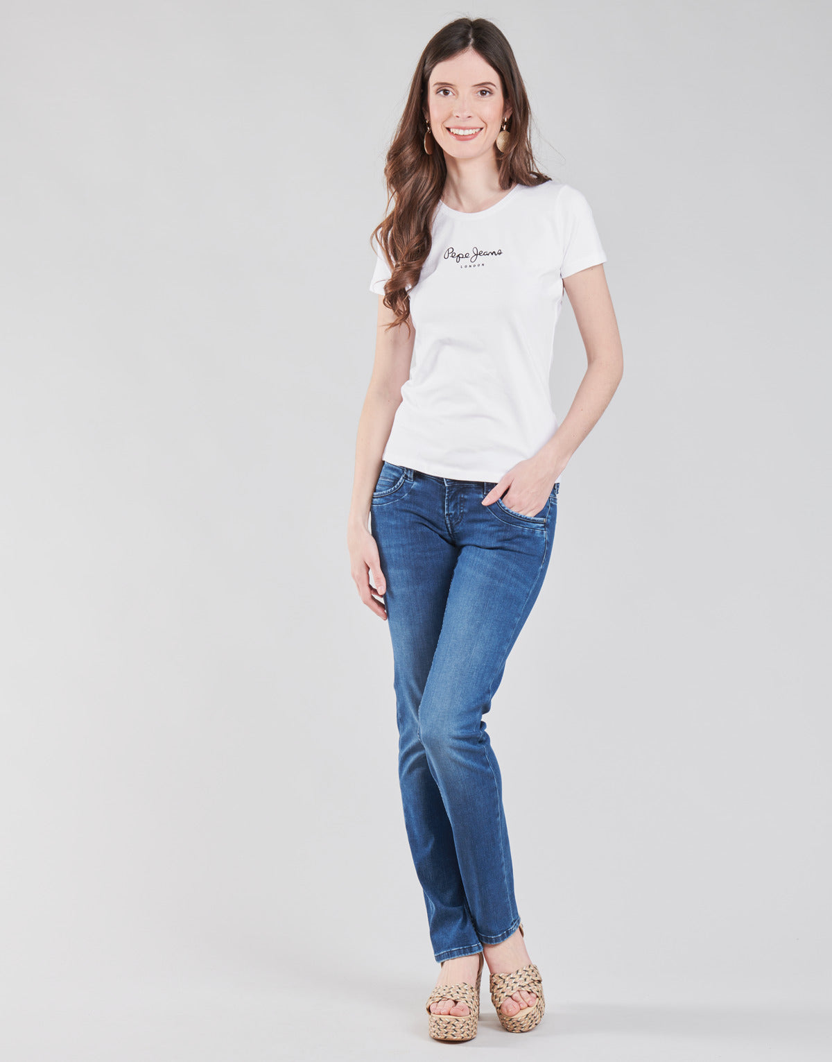 Jeans Donna Pepe jeans GEN Blu