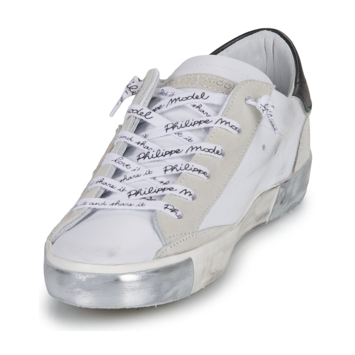 Sneakers basse Donna Philippe Model PARIS Bianco