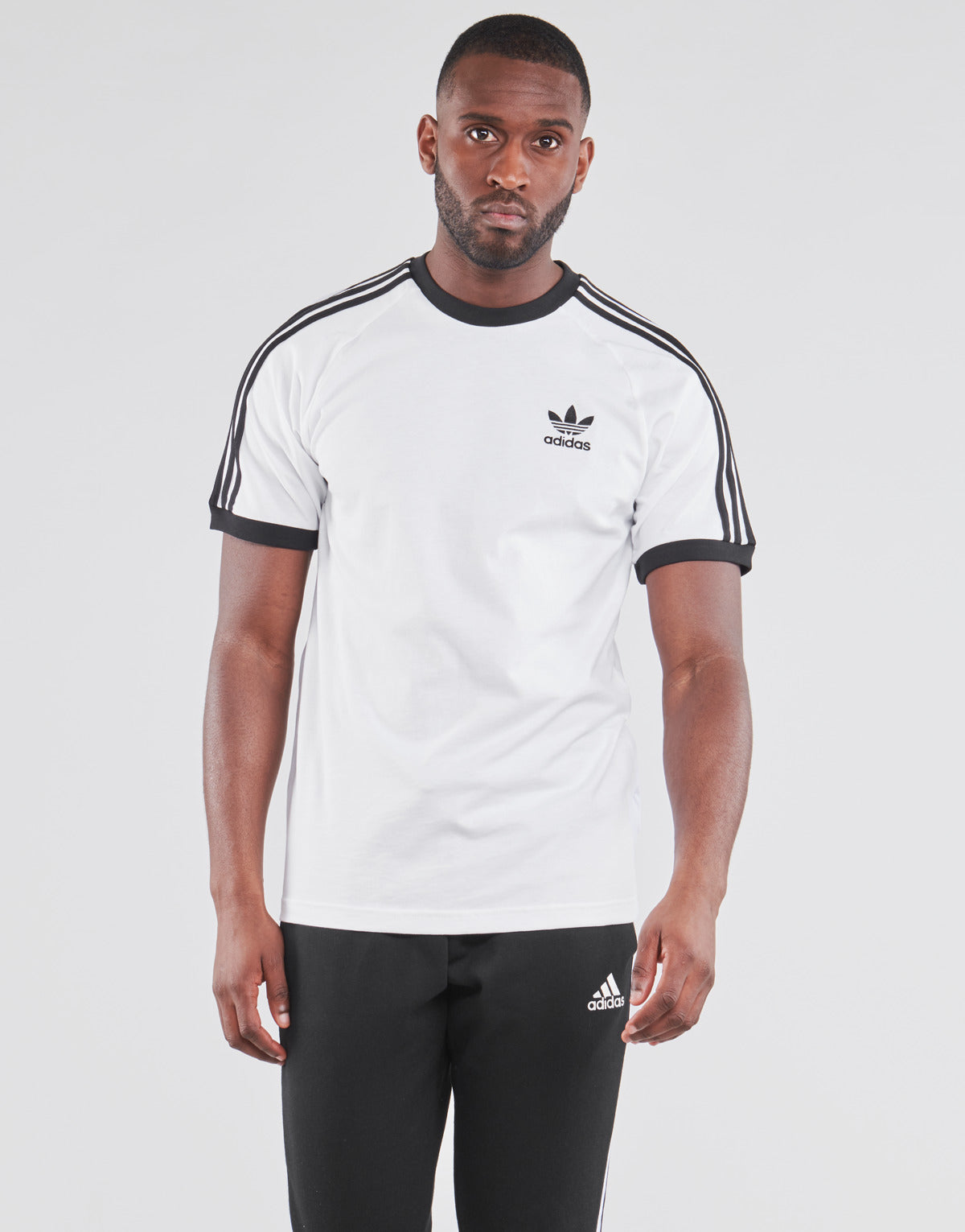 T-shirt Uomo adidas  3-STRIPES TEE  Bianco