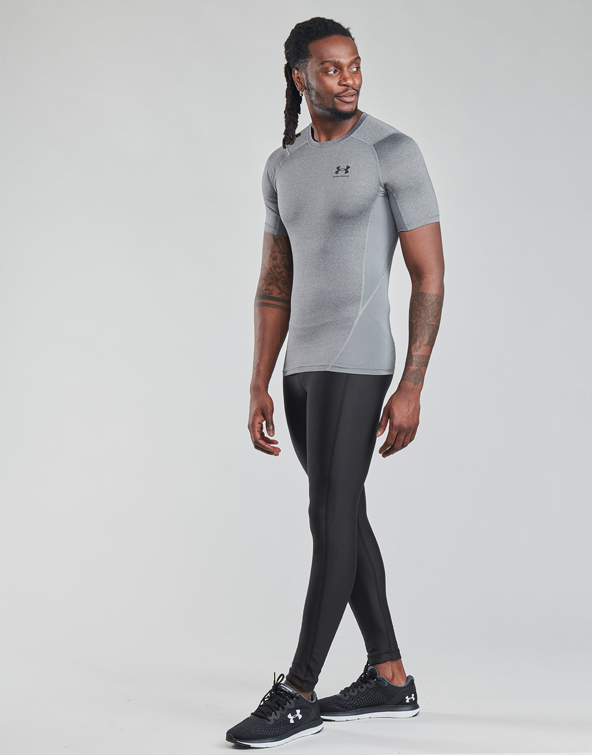 T-shirt Uomo Under Armour  UA HG ARMOUR COMP SS  Grigio