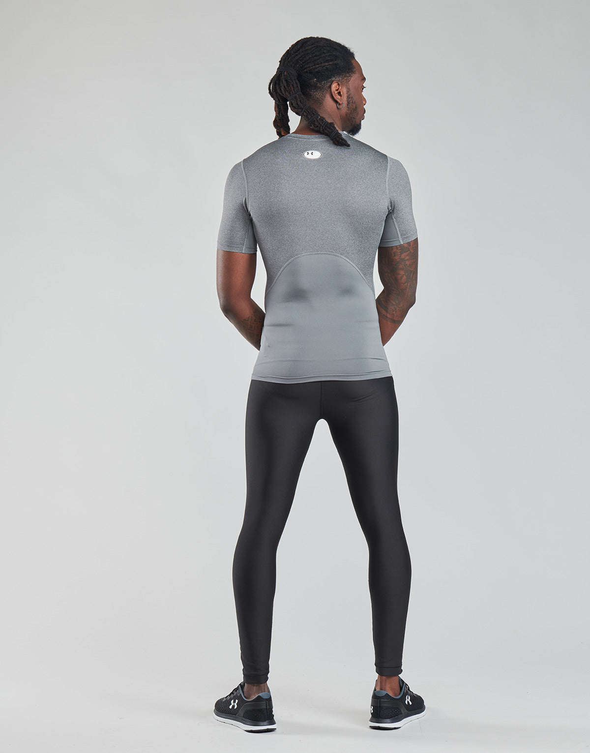 T-shirt Uomo Under Armour  UA HG ARMOUR COMP SS  Grigio