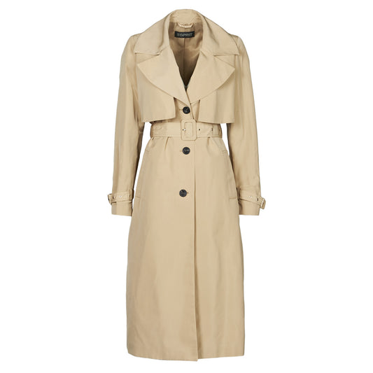 Trench Donna Esprit TRENCH NYLON LNG Beige