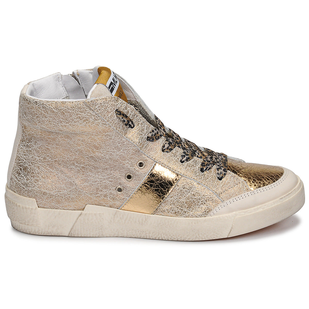 Sneakers alte Donna Meline NK1384 Oro