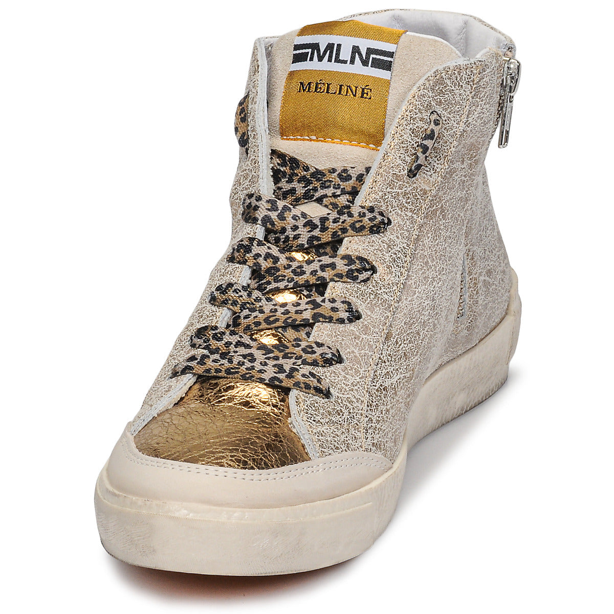 Sneakers alte Donna Meline NK1384 Oro
