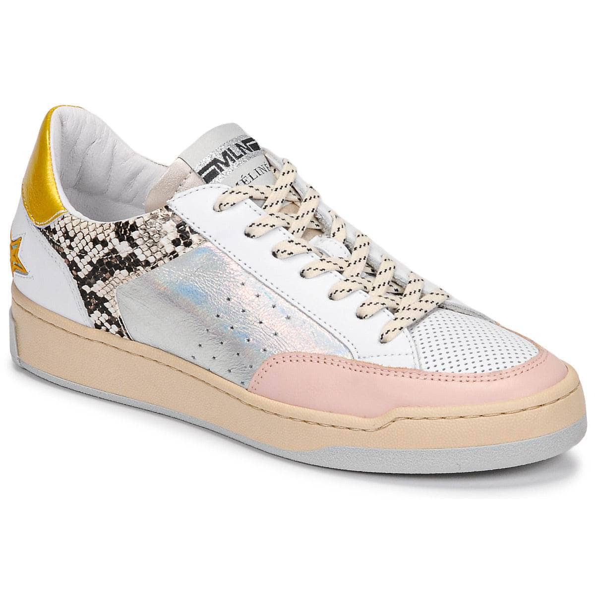 Sneakers basse Donna Meline BZ180 Bianco