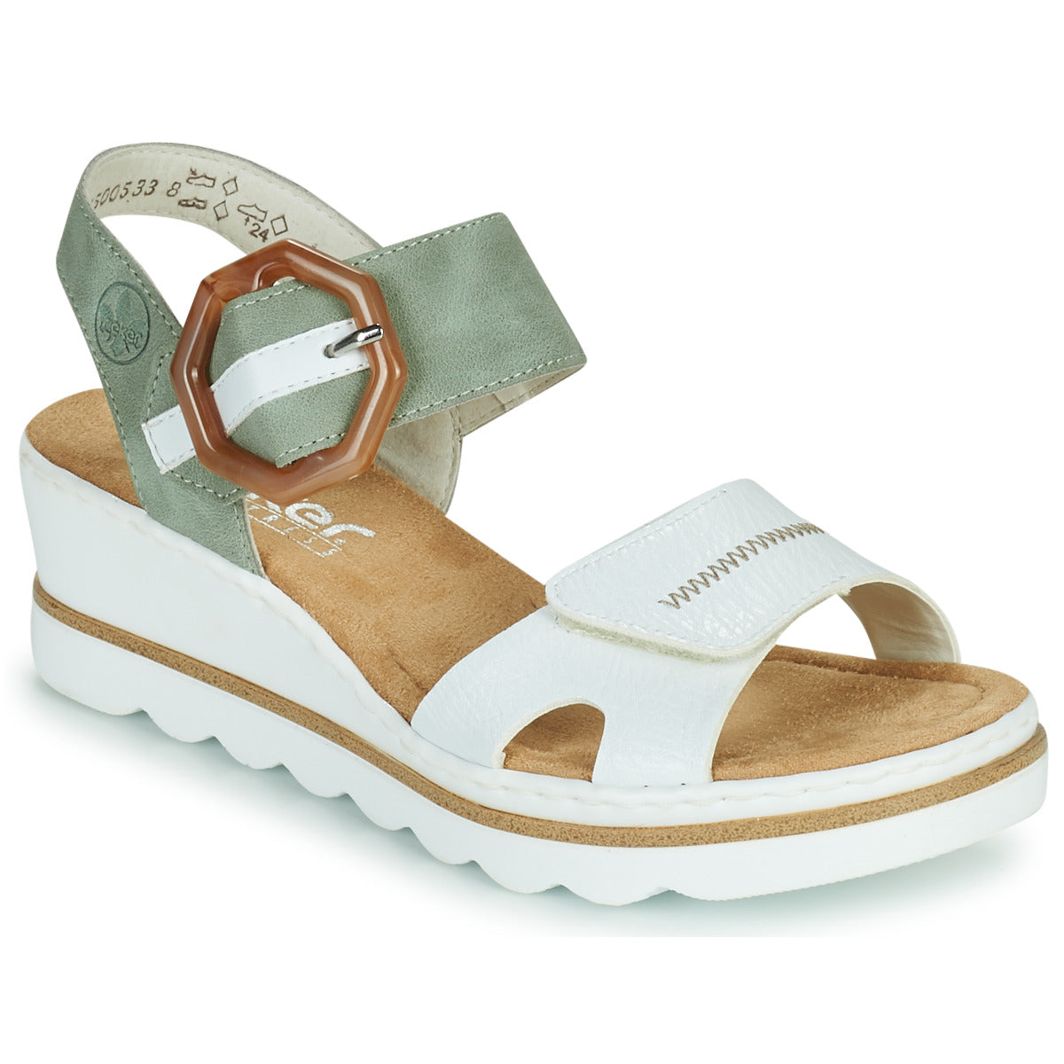 Sandali Donna Rieker SOLLA Verde