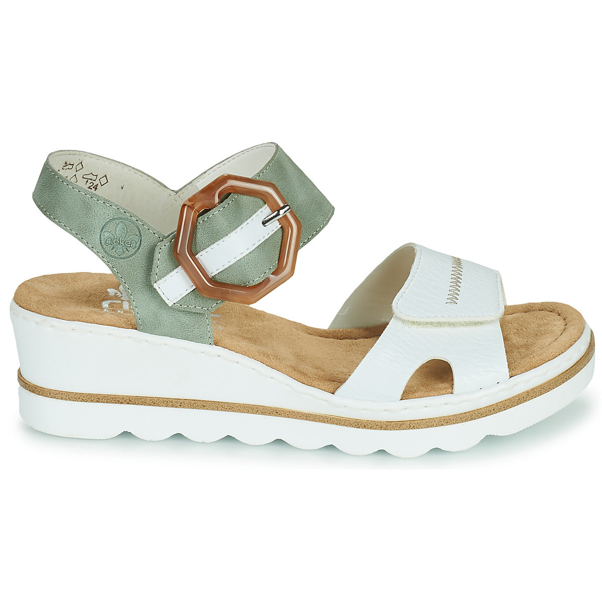 Sandali Donna Rieker SOLLA Verde