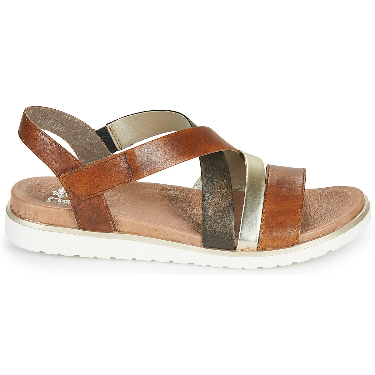 Sandali Donna Rieker MARRO Marrone