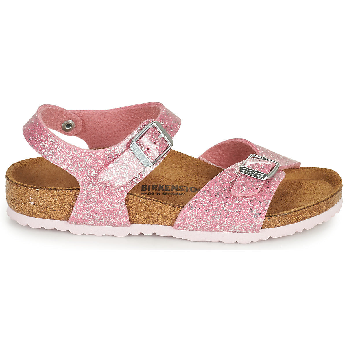 Sandali bambini ragazza BIRKENSTOCK RIO PLAIN Rosa