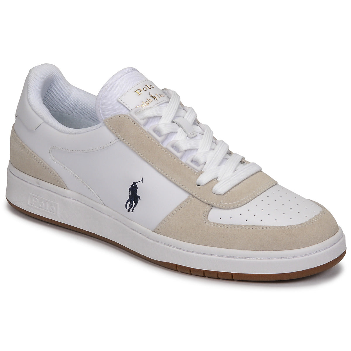 Sneakers Uomo Polo Ralph Lauren POLO CRT PP-SNEAKERS-ATHLETIC SHOE Bianco