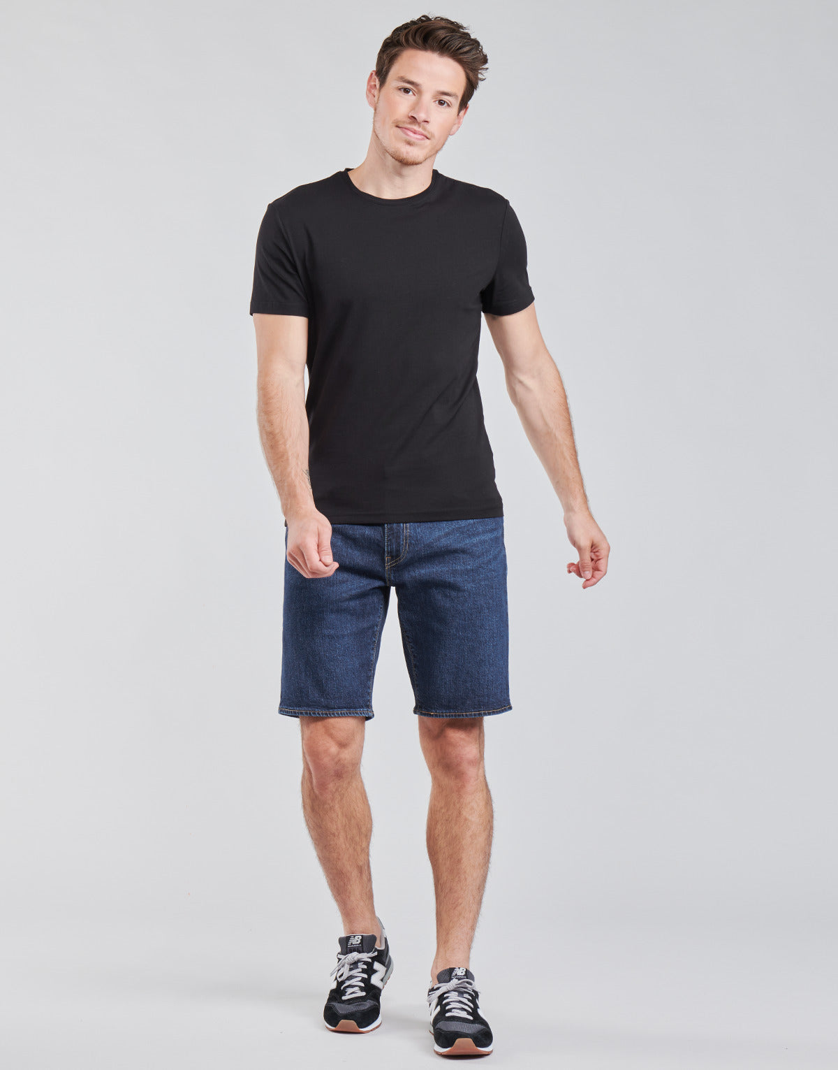 Pantaloni corti Uomo Levis 405 Standard Short Blu