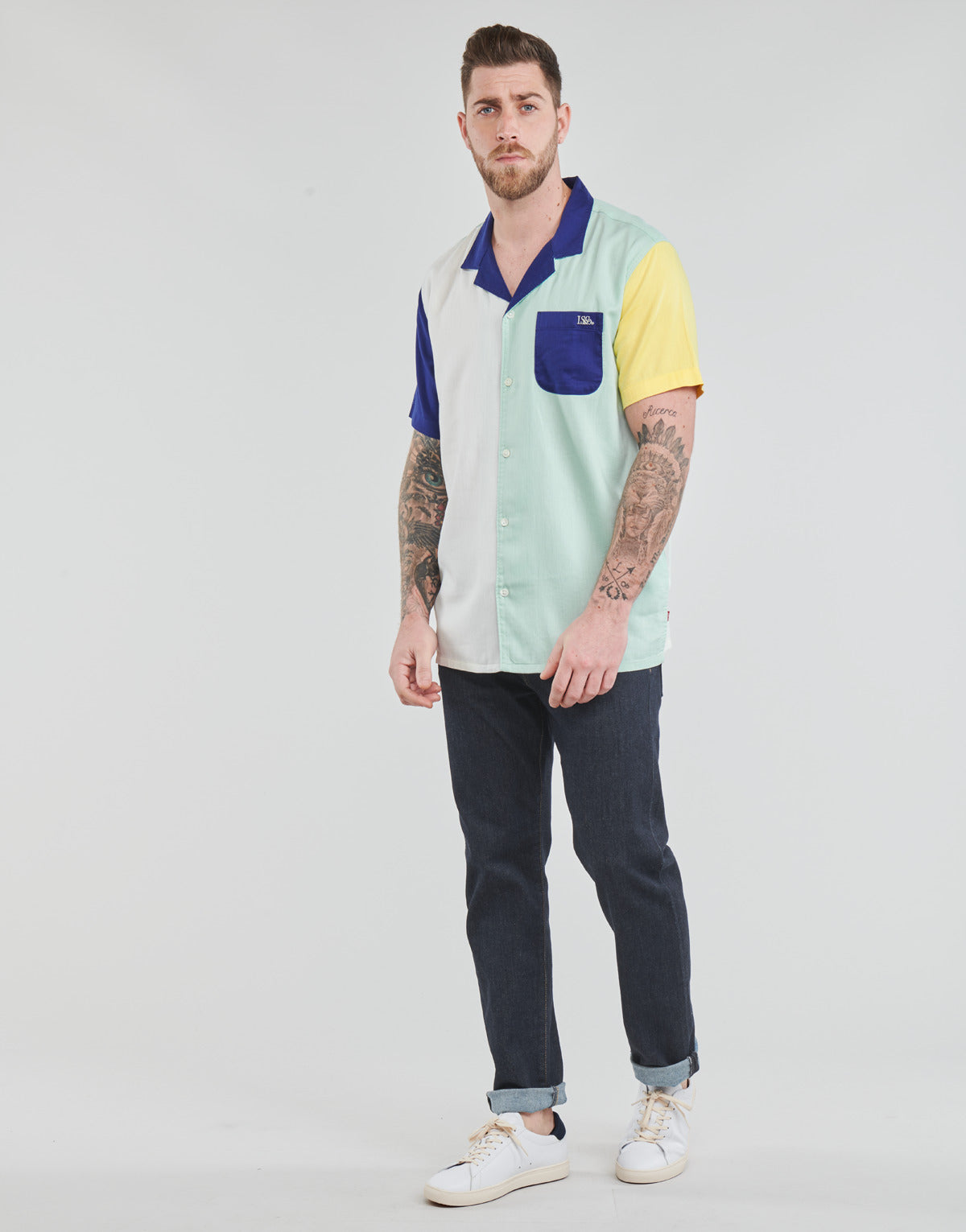 Jeans Tapered Uomo Levis 502 TAPER Blu