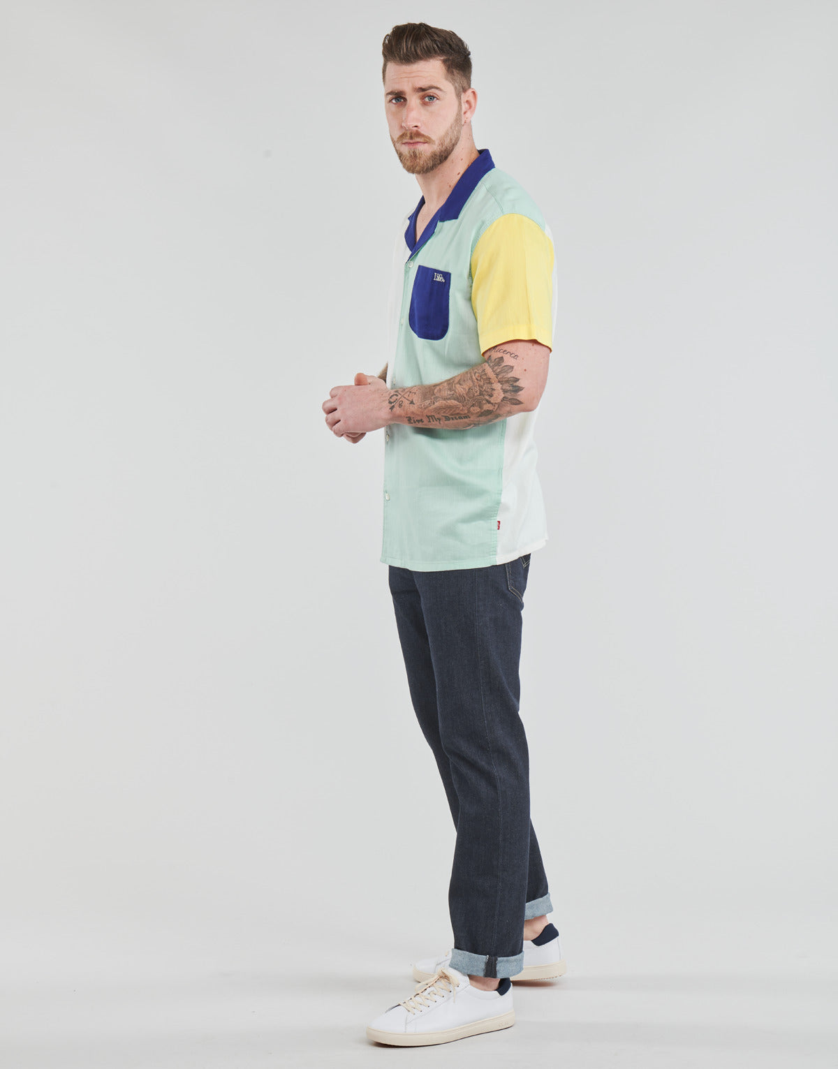 Jeans Tapered Uomo Levis 502 TAPER Blu