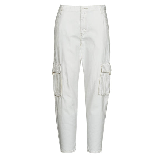 Pantalone Cargo Donna Levis LOOSE CARGO Bianco