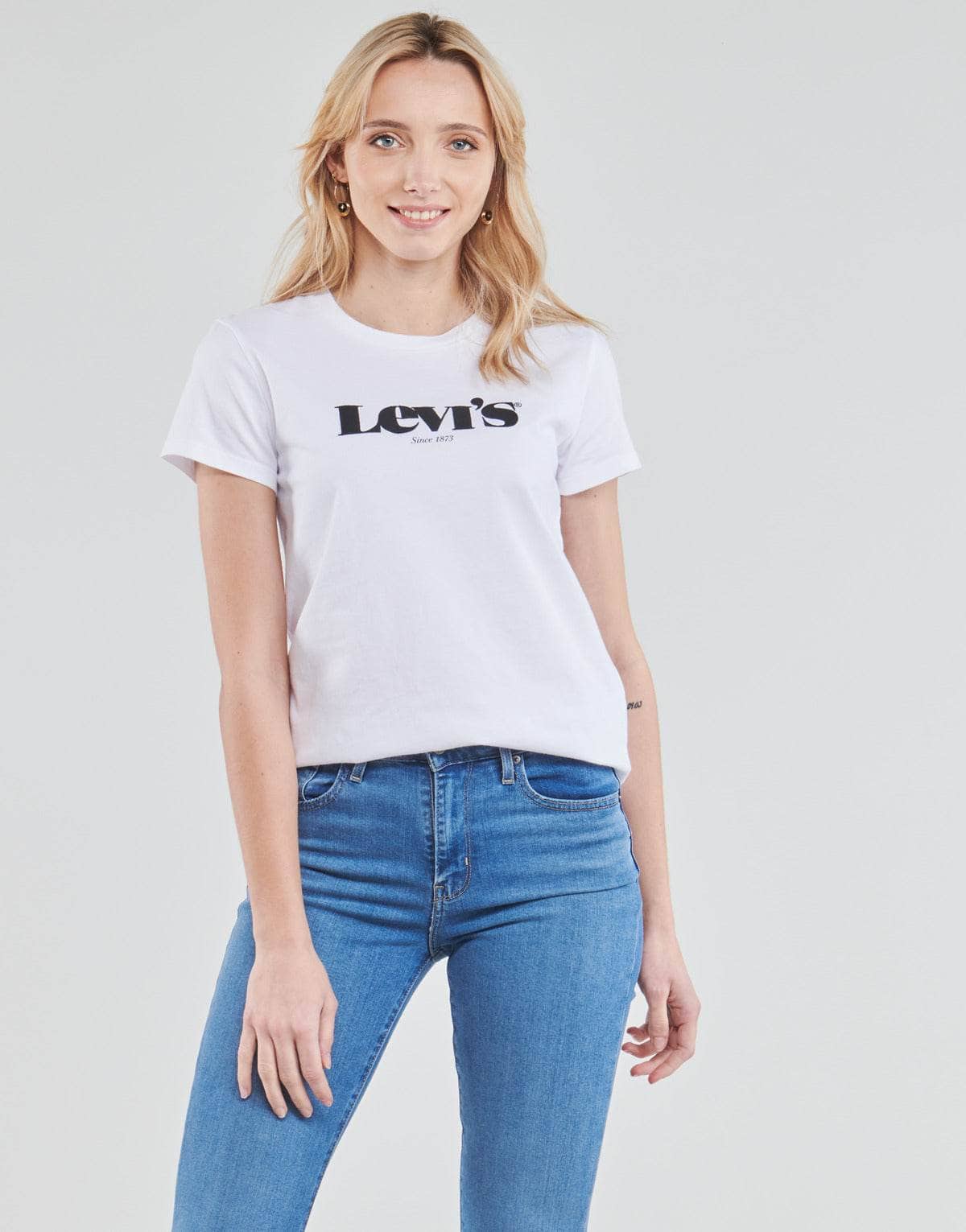 T-shirt Donna Levis THE PERFECT TEE Bianco