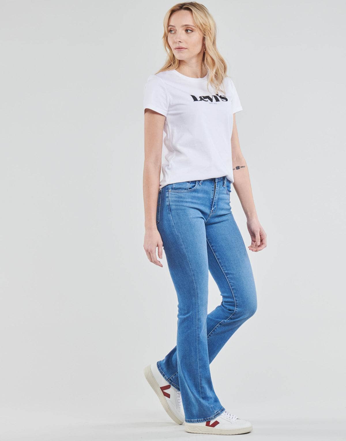 T-shirt Donna Levis THE PERFECT TEE Bianco