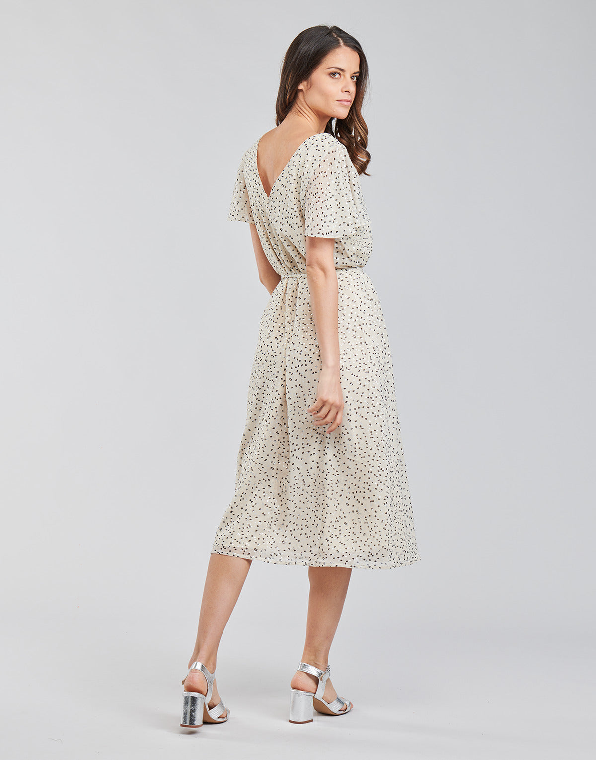 Abito corto Donna Vero Moda VMJOT Beige