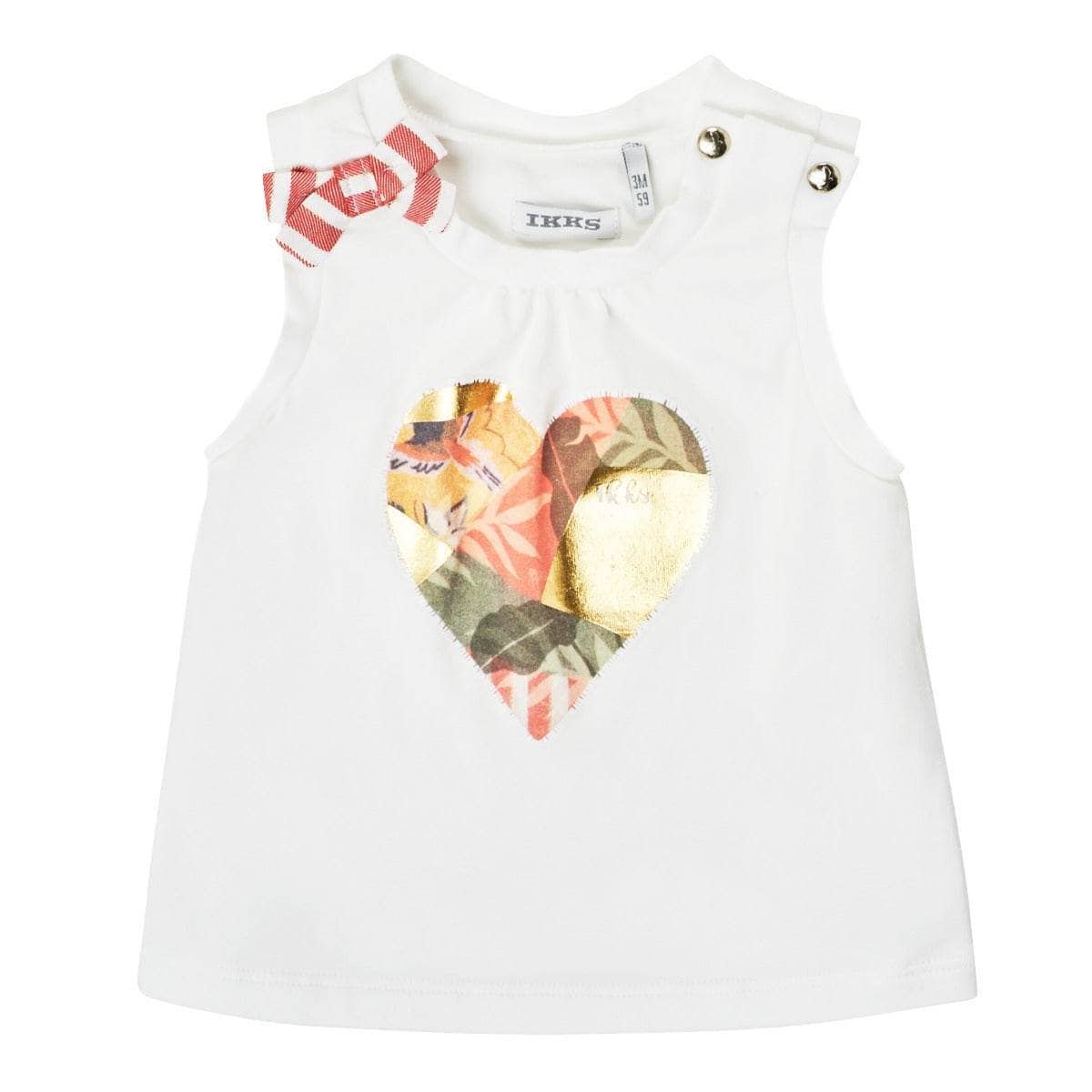 Top ragazza Ikks XS10030-19 Bianco