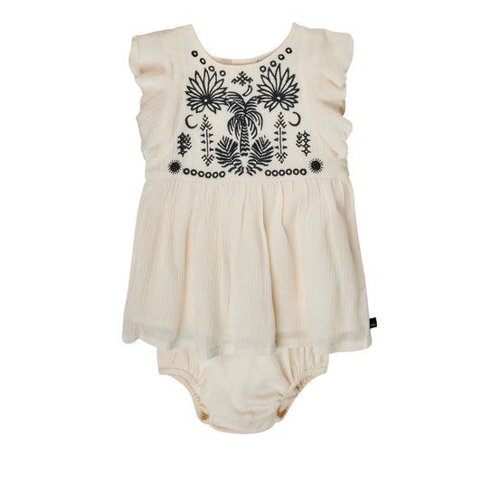 Abito corto ragazza Ikks XS30060-11 Bianco