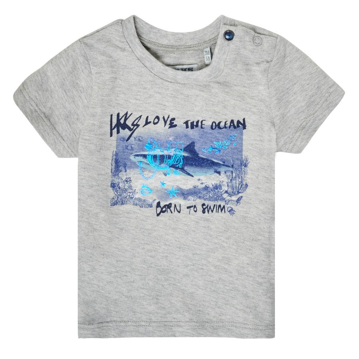 T-shirt ragazzo Ikks XS10031-24 Grigio